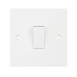 Selectric Square Edged White Moulded Wiring Accessories Selectric UK