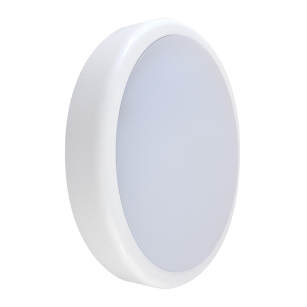 Kanlux SANSO LED 15W 4000k Cool White LED Round Bulkhead Light PIR motion  sensor